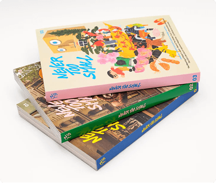 Stack of Detask books